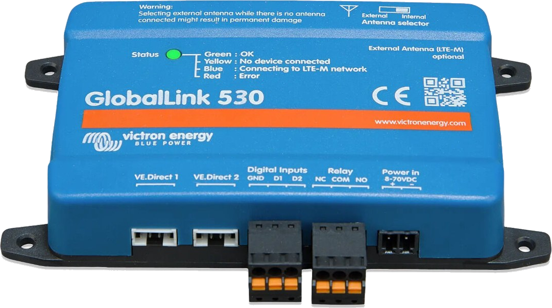 Victron GlobalLink 530 - porty i złącza